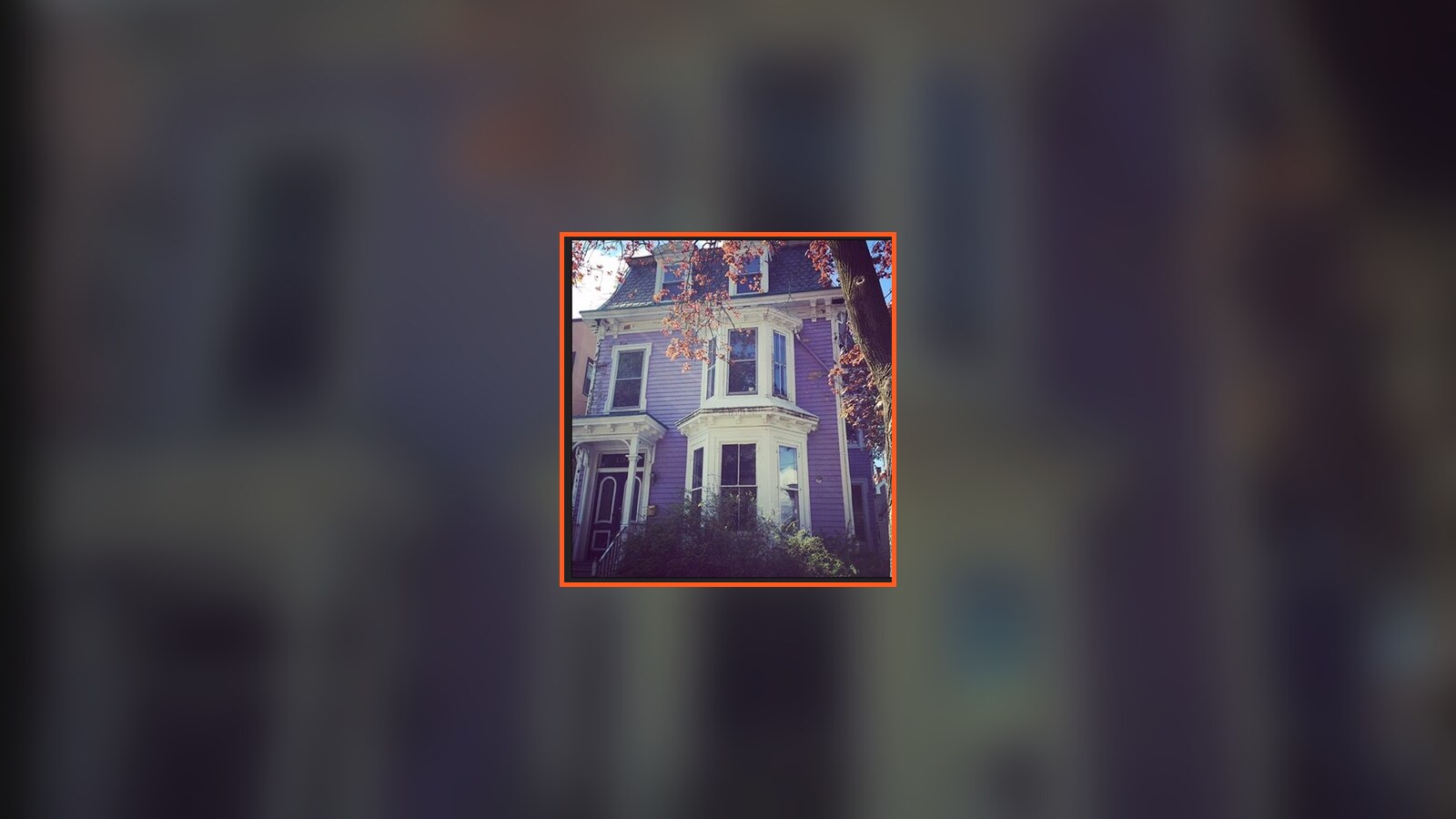 The purple Victorian in Poughkeepsie before renovation